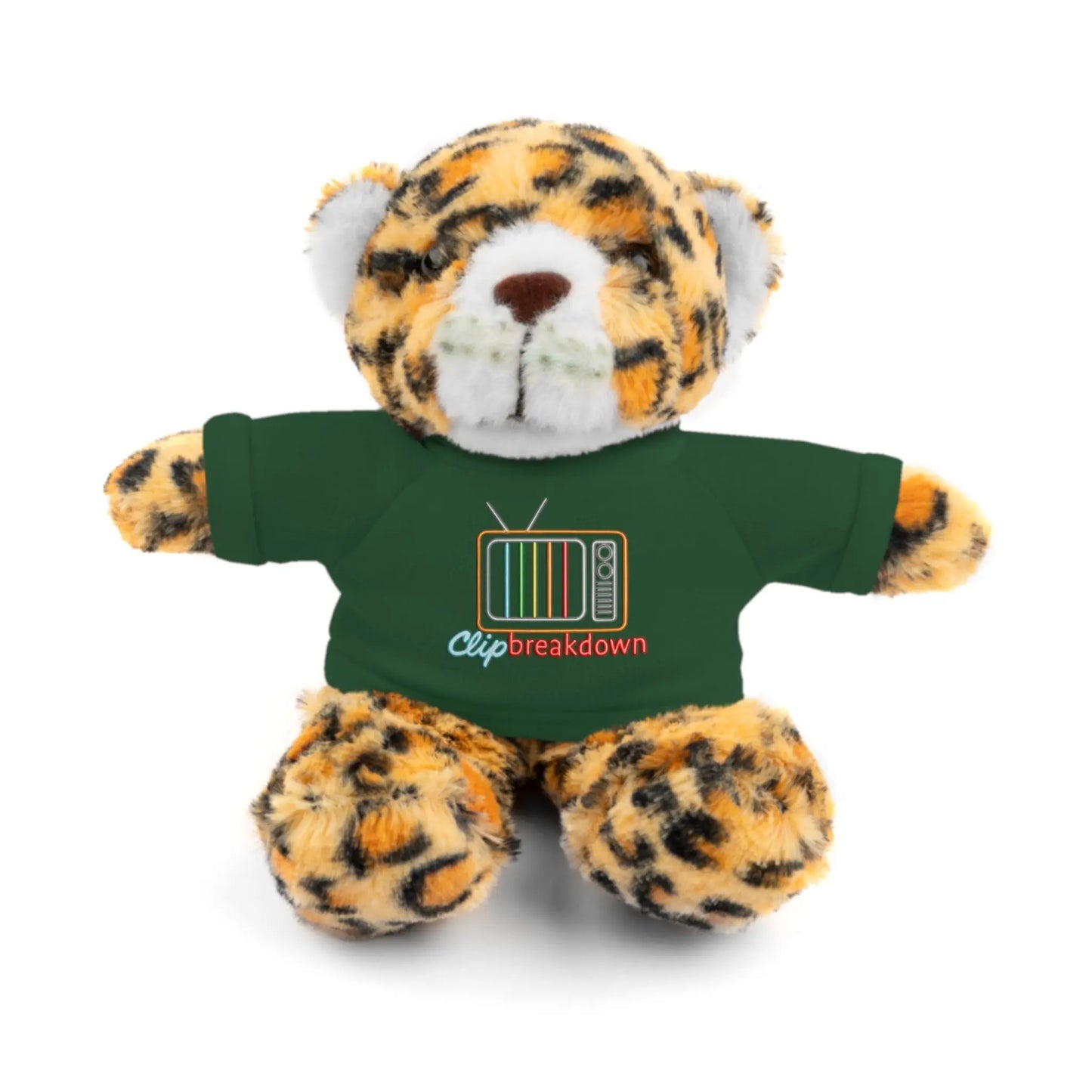 Plushie Stuffed Animals with Clip Breakdown Tee-Shirt 