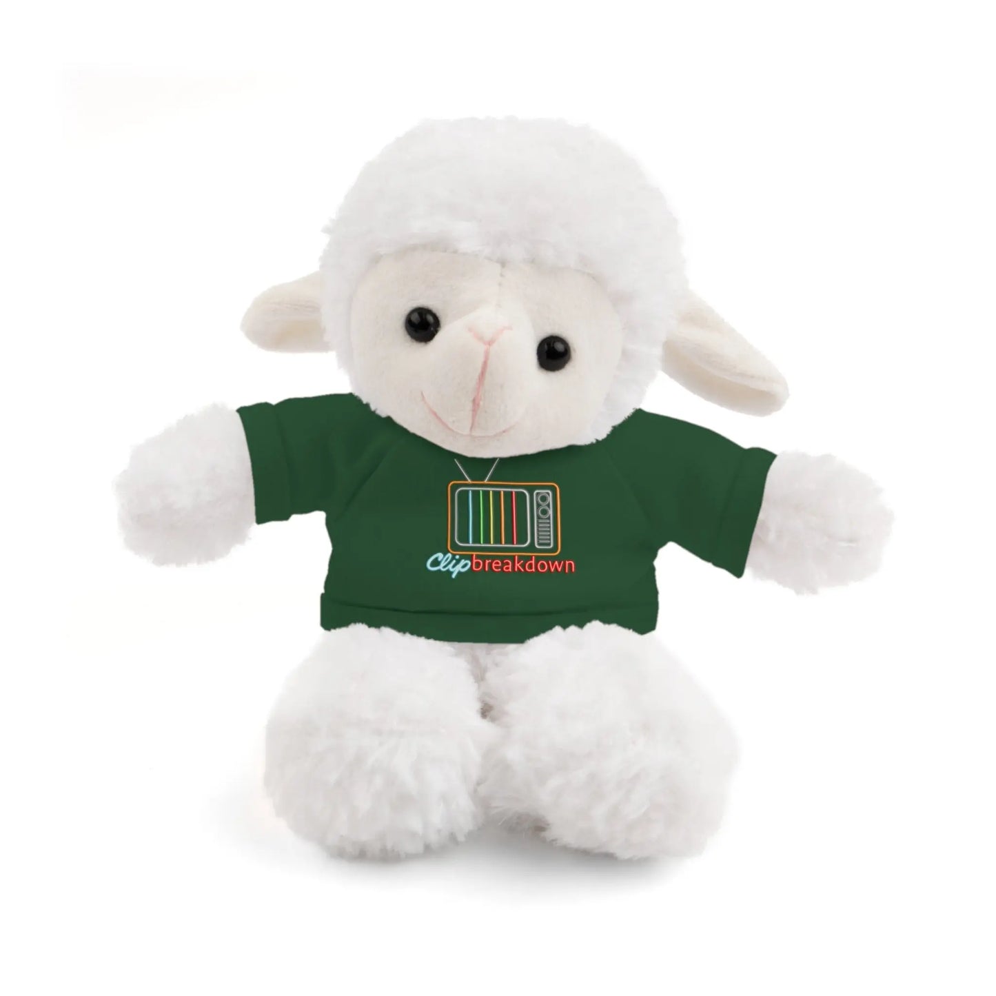 Plushie Stuffed Animals with Clip Breakdown Tee-Shirt 