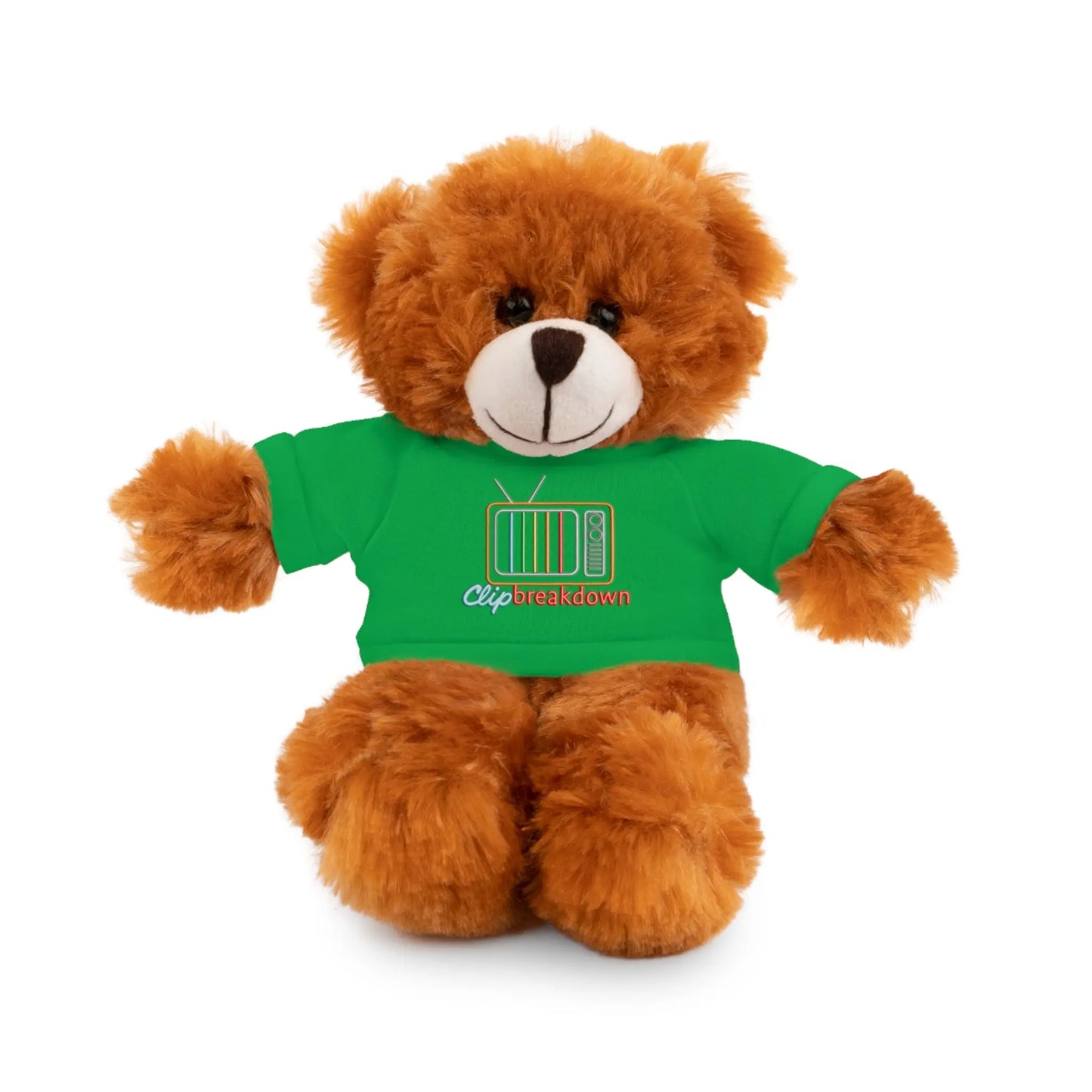 Plushie Stuffed Animals with Clip Breakdown Tee-Shirt 