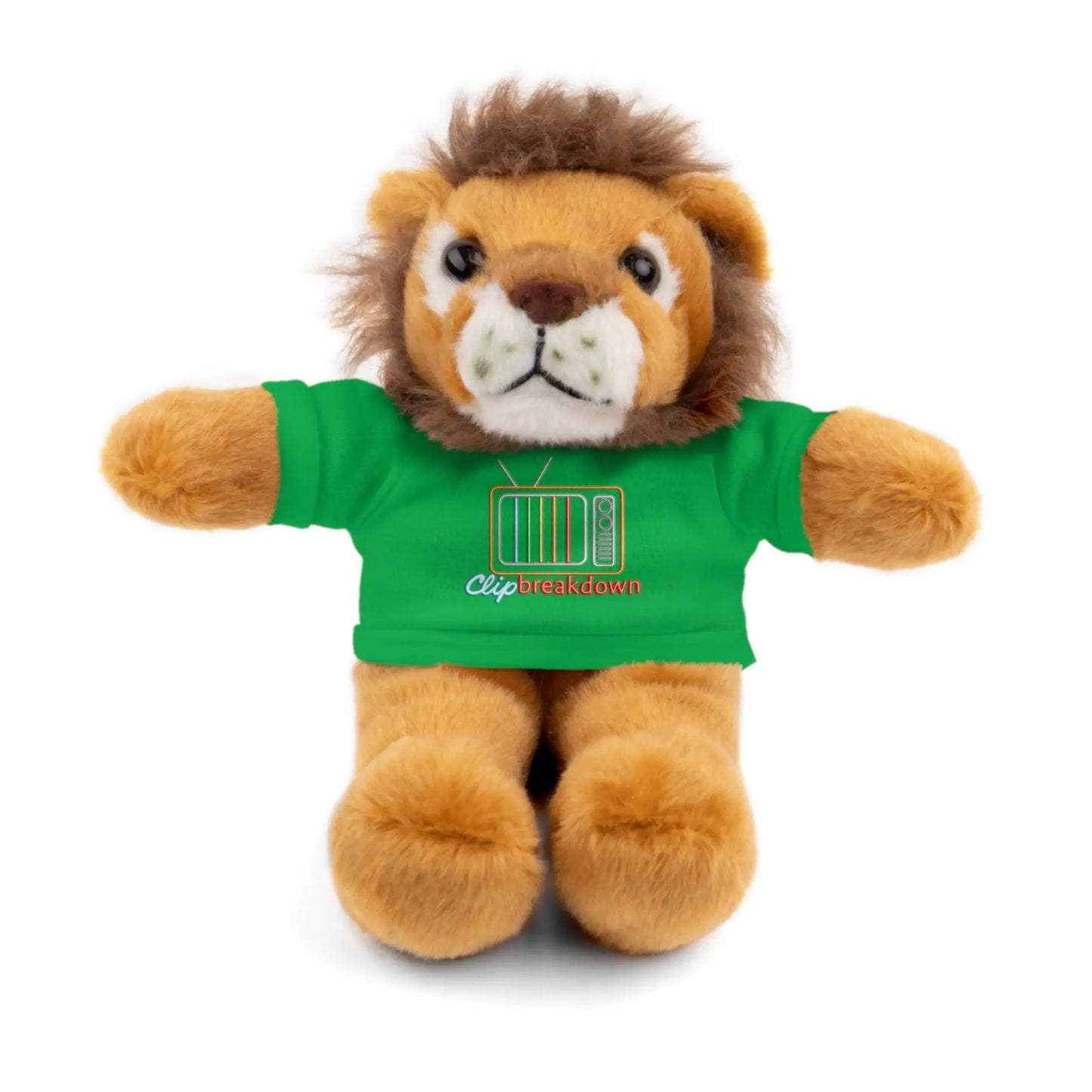 Plushie Stuffed Animals with Clip Breakdown Tee-Shirt 