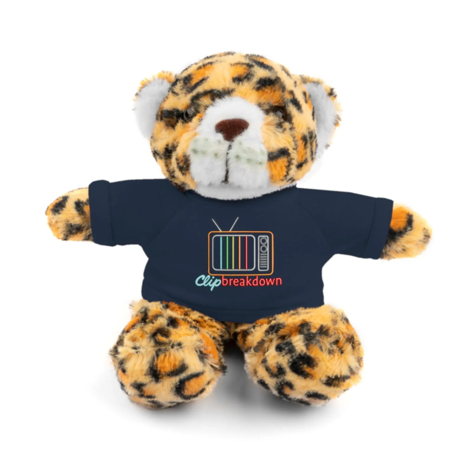 Plushie Stuffed Animals with Clip Breakdown Tee-Shirt 