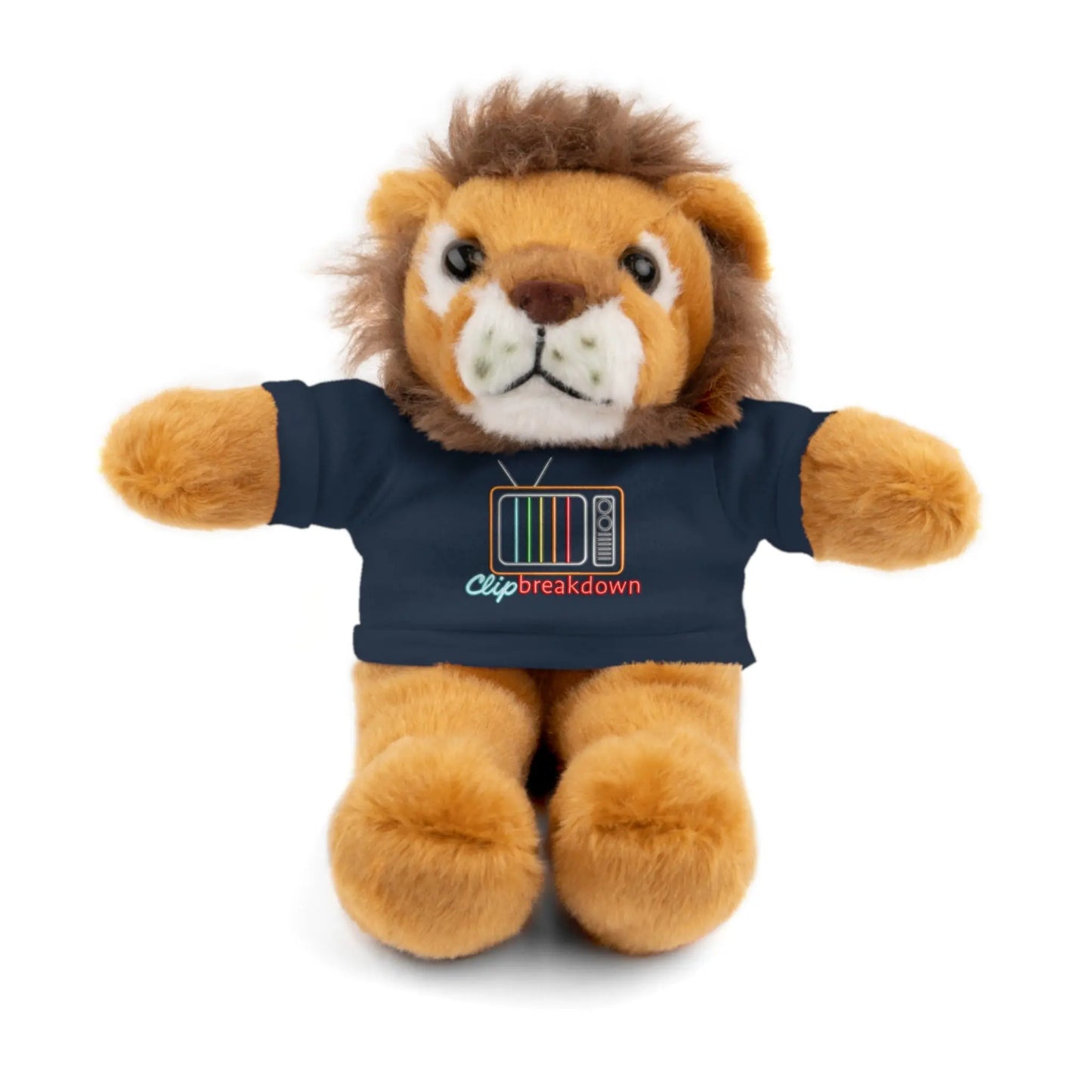 Plushie Stuffed Animals with Clip Breakdown Tee-Shirt 