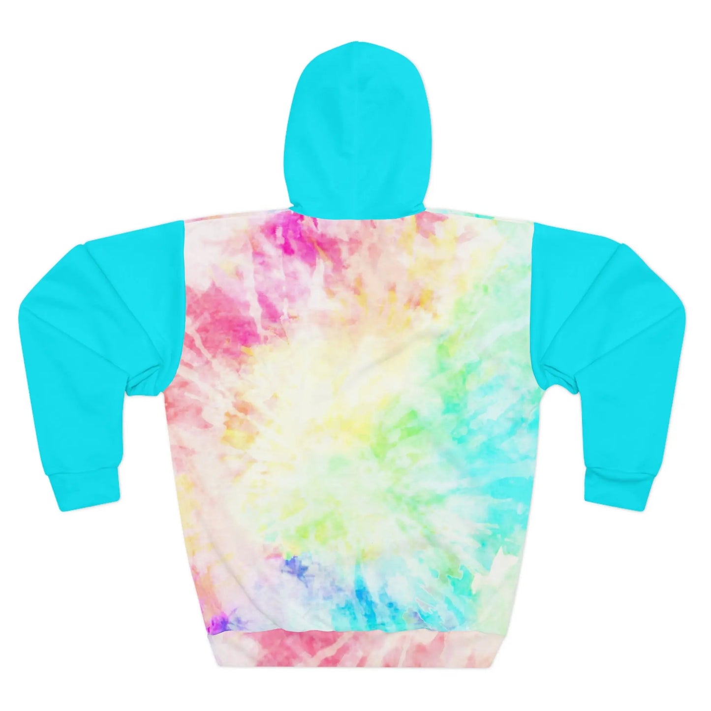 "Queer Coded" Unisex Pride Rainbow Tie Dye Pullover Hoodie