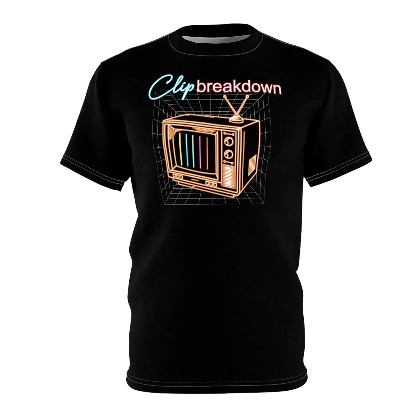 Tee Shirt - Clip Breakdown Logo Inspired by Japanese Streetwear and Nightclub Flyers 