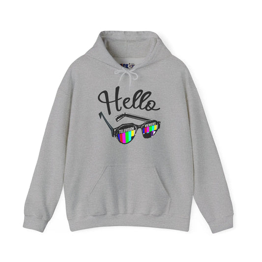 Television Viewer On Air Greeting Hoodie 