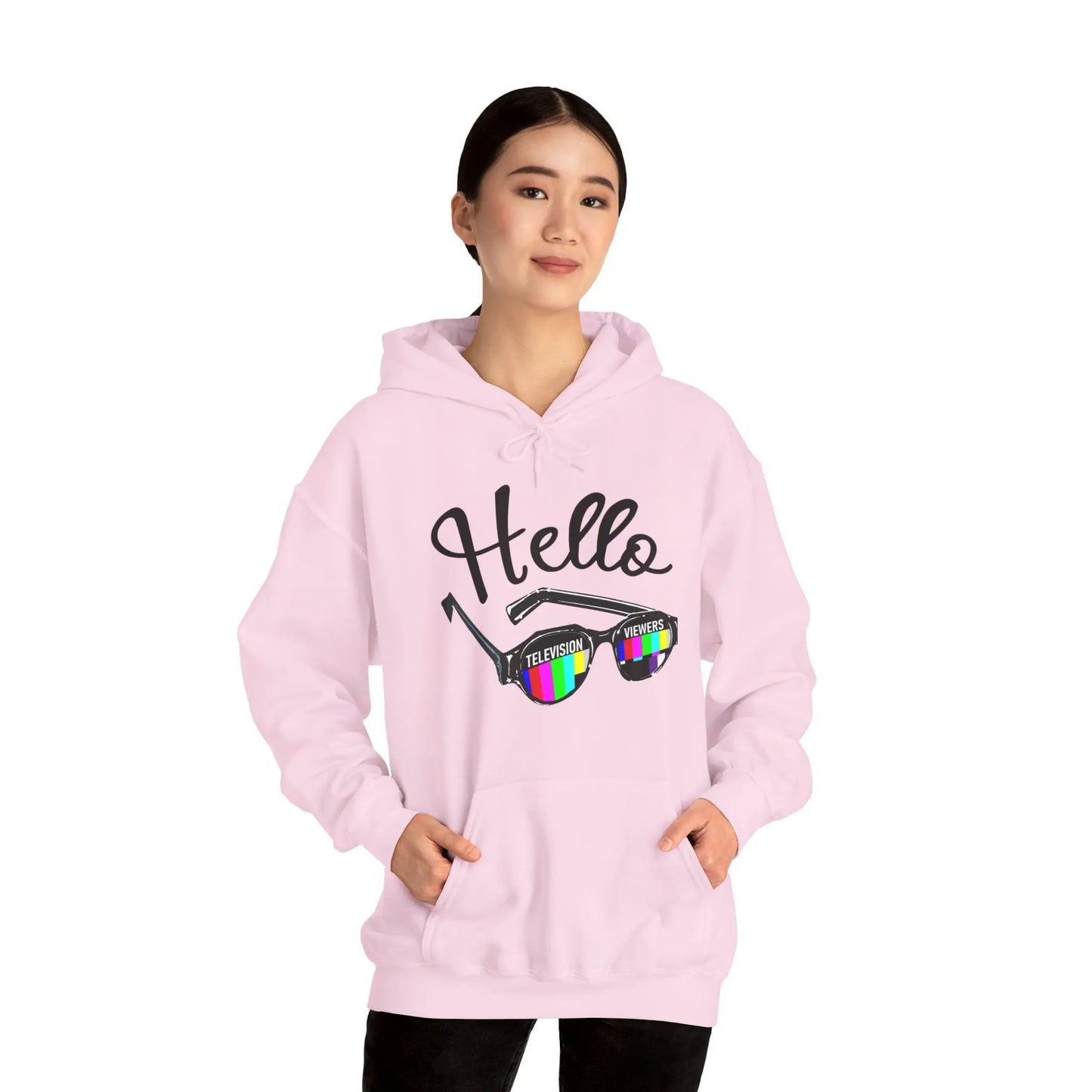 Television Viewer On Air Greeting Hoodie 