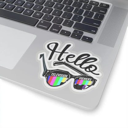 Television Viewer On Air Greeting Sticker