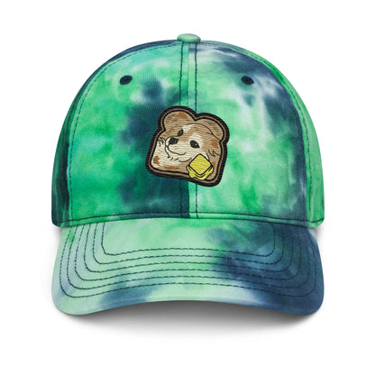 Gorra de béisbol teñida con la frase "Toast the Pomeranian"