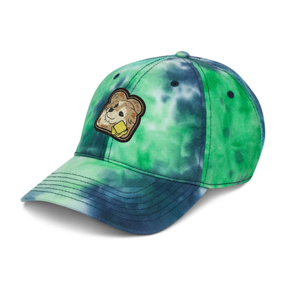 Gorra de béisbol teñida con la frase "Toast the Pomeranian"