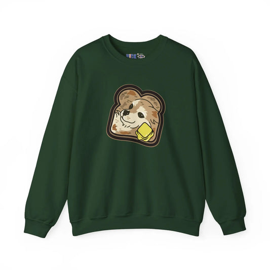 "Toast the Pomeranian" Unisex Crewneck Sweatshirt 