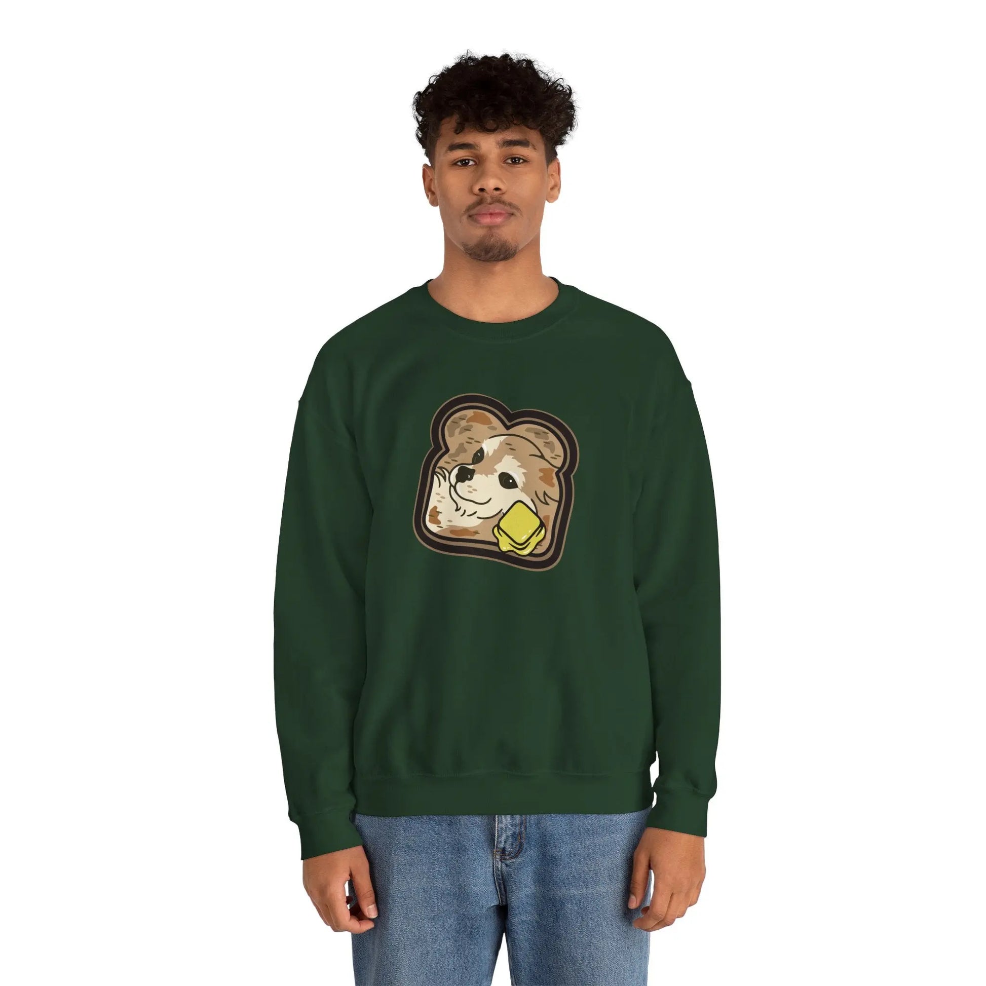 "Toast the Pomeranian" Unisex Crewneck Sweatshirt 