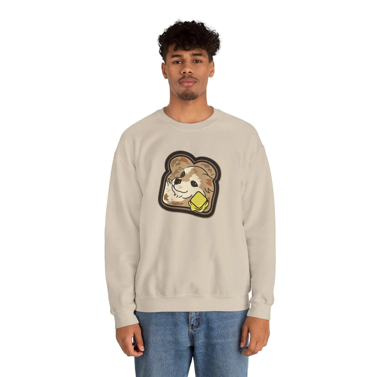 "Toast the Pomeranian" Unisex Crewneck Sweatshirt 