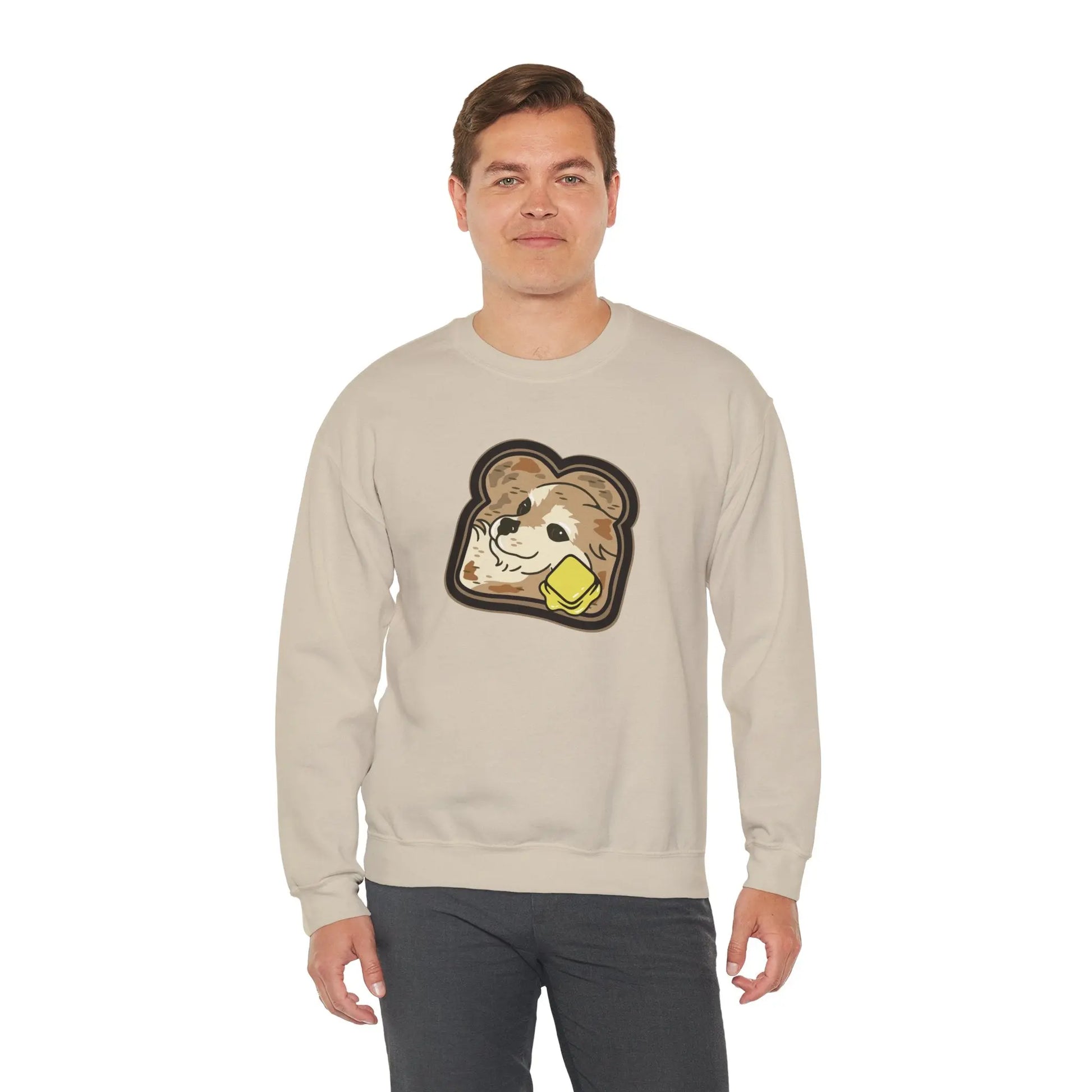 "Toast the Pomeranian" Unisex Crewneck Sweatshirt 