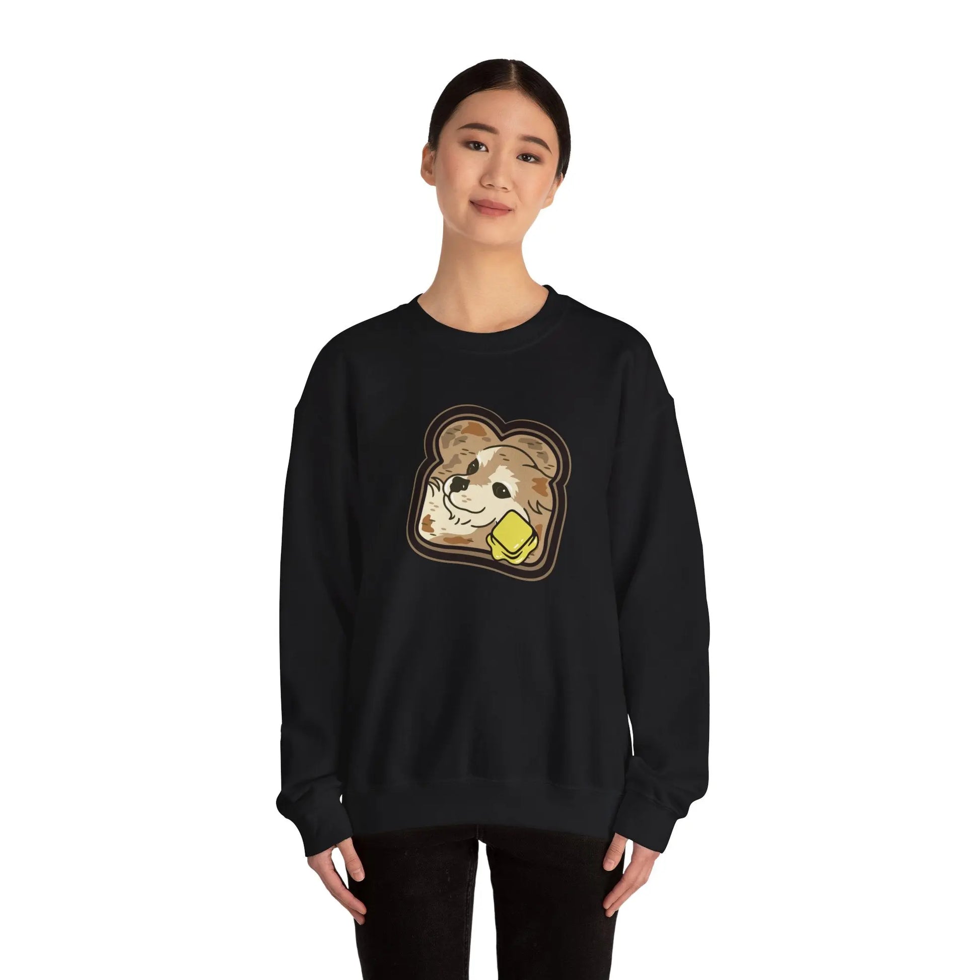 "Toast the Pomeranian" Unisex Crewneck Sweatshirt 