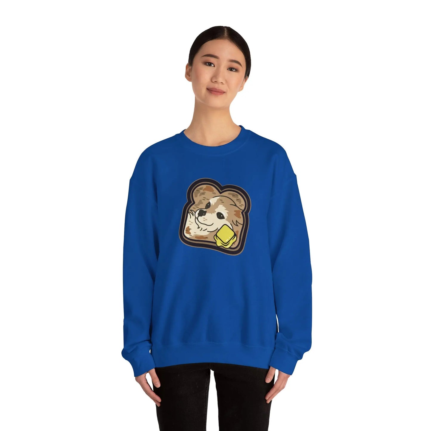 "Toast the Pomeranian" Unisex Crewneck Sweatshirt