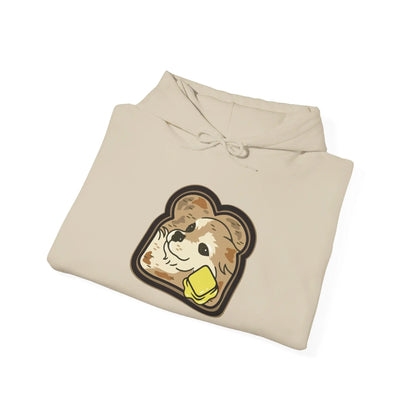 Sudadera con capucha unisex Heavy Blend™ "Toast the Pomeranian"