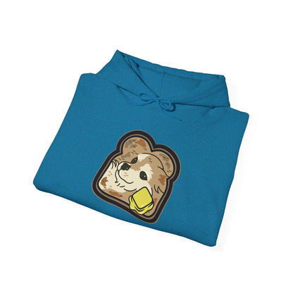 Sudadera con capucha unisex Heavy Blend™ "Toast the Pomeranian"