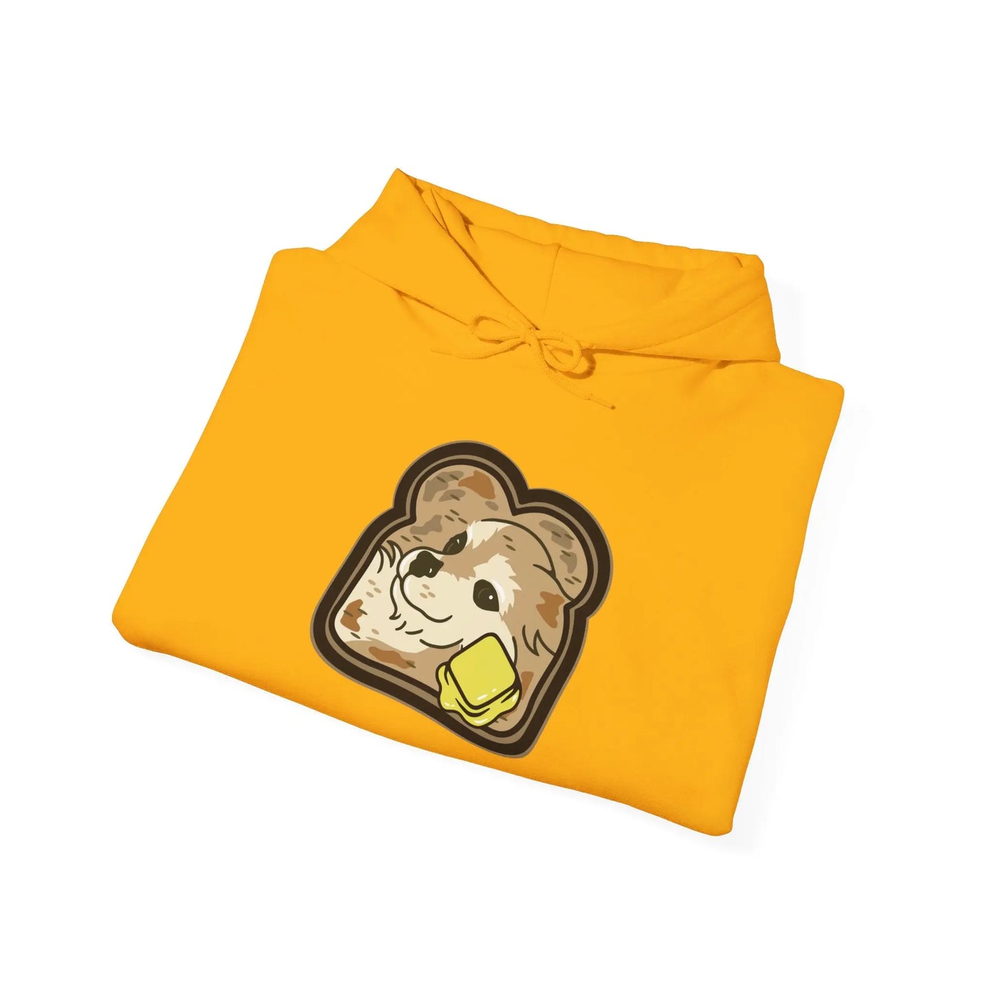 Sudadera con capucha unisex Heavy Blend™ "Toast the Pomeranian"