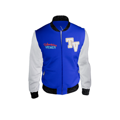 Clip Breakdown Men’s Bomber Jacket - “Team Television Viewer” Sporty Outerwear